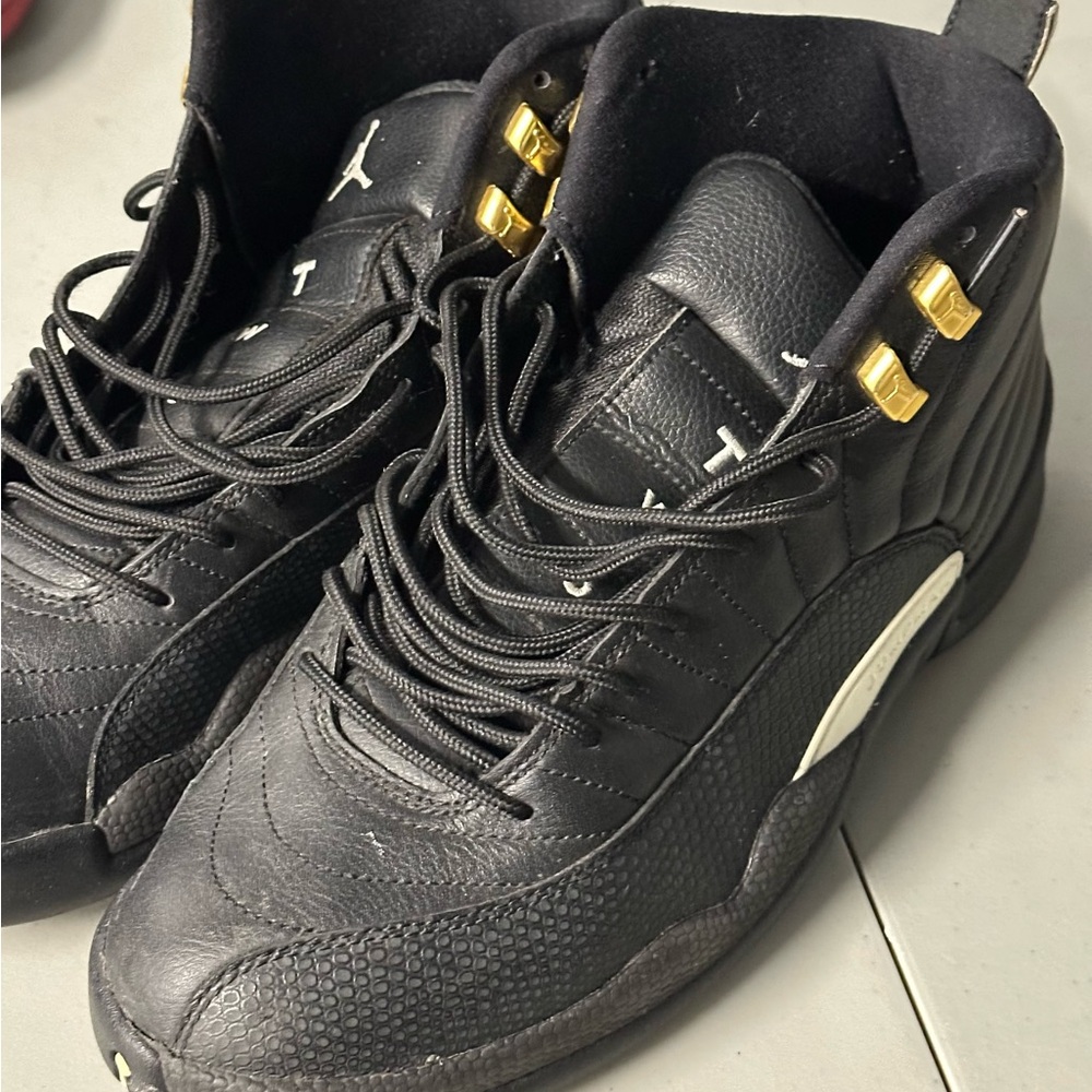 Air Jordan 12 “The Master” 2016 Retro – Size 9 – Black/White/Gold OG Classic